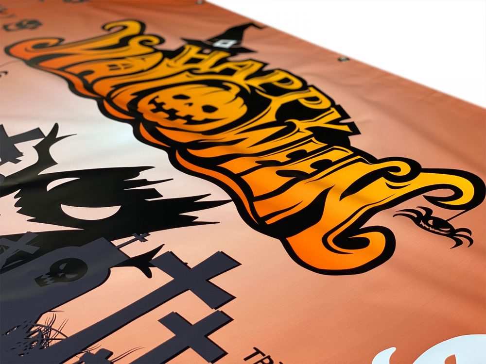 Halloween Banners Close Up