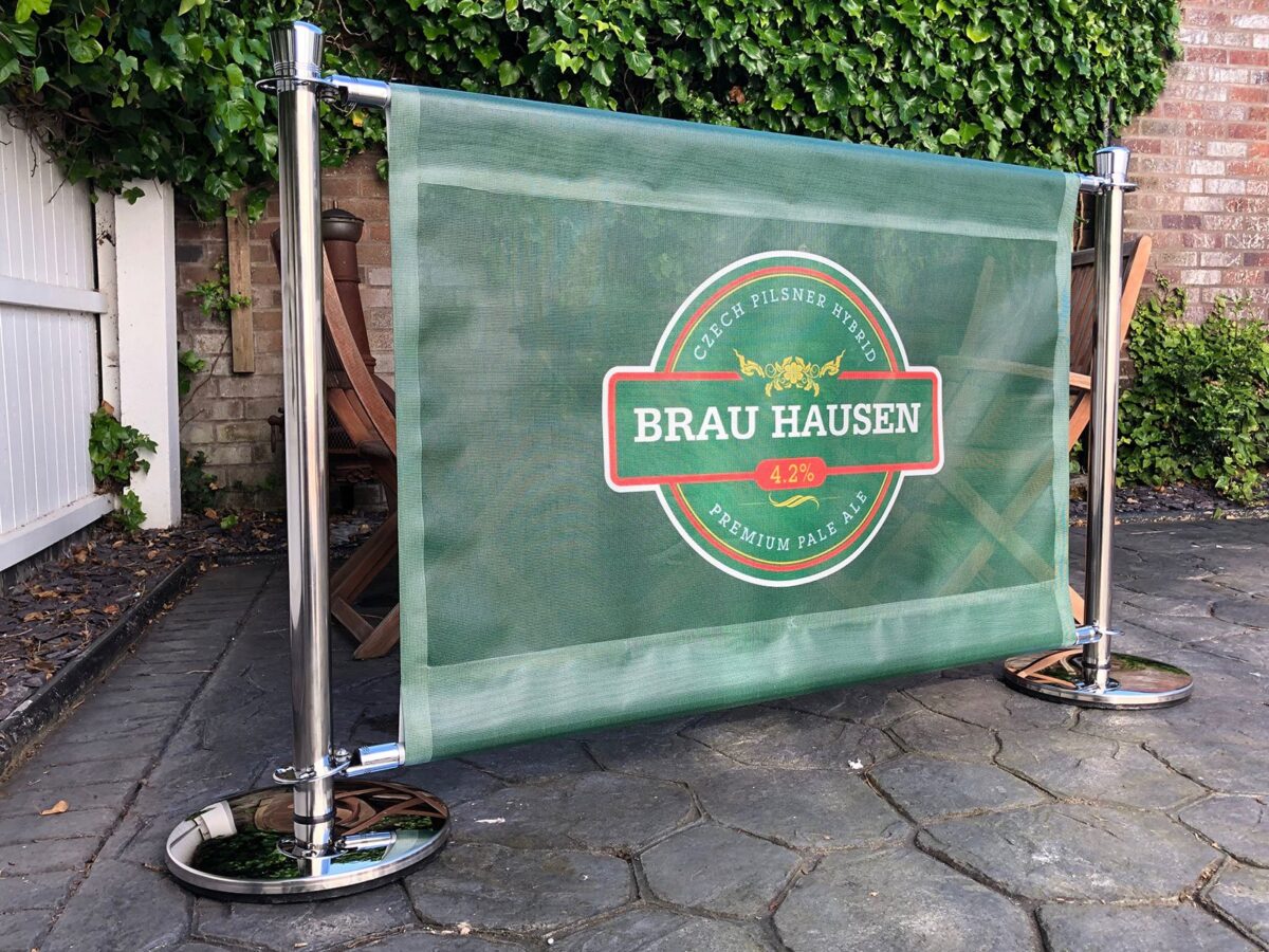 Mesh Full Colour Banner with Pole Pockets