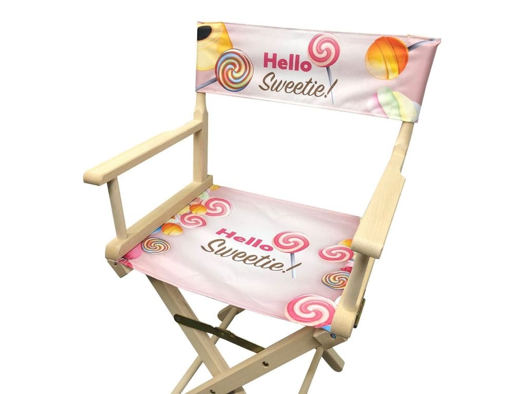 Printed Event Directors Chair